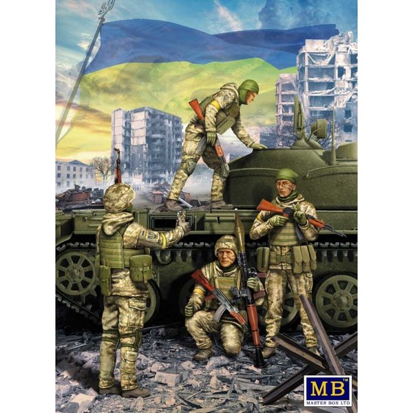 Ukrainian Soldiers - Defence of Kyiv War Series 1:35 / Master Box 35223