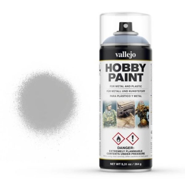Hobby Paint Spray Grey Primer 400ml - Grundierung Grau Premium -  Vallejo 28011