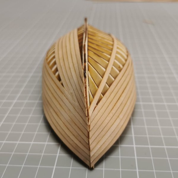1:35 Fischerboot No.2 Laser Cut Bausatz aus Holz zum selberbauen