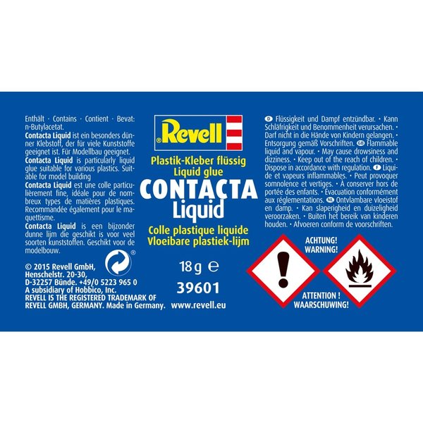 Contacta Liquid, Leim - 18g Plastikkleber - Revell 39601