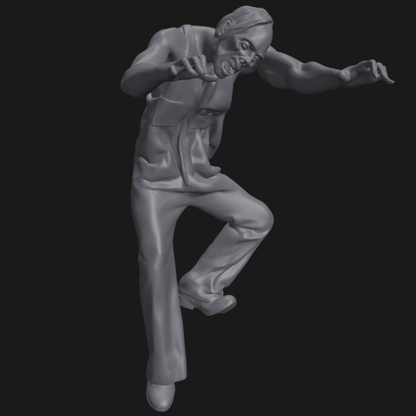 Zombie klettert - 3D Druck Figur Resin - 1:72 - 3D0146