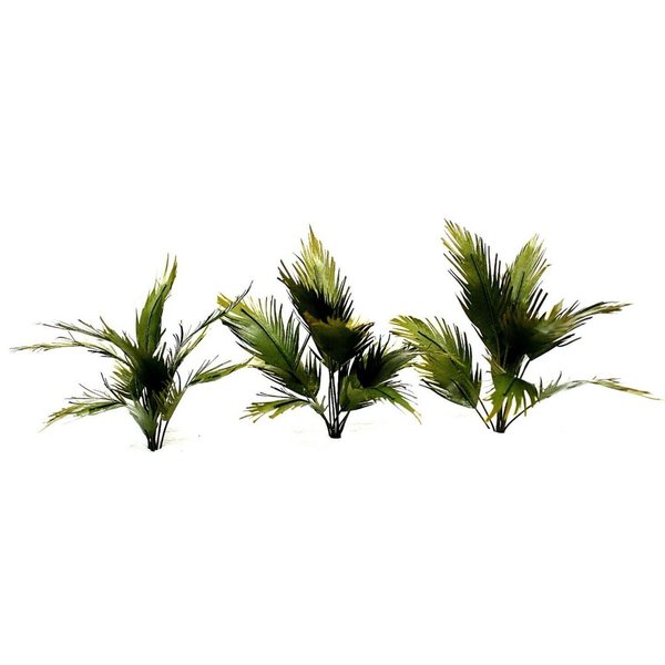 Dschungelpflanzen Set - Höhe 5 cm - 3 Stück - sehr hochwertige Pflanzen - TPV-041