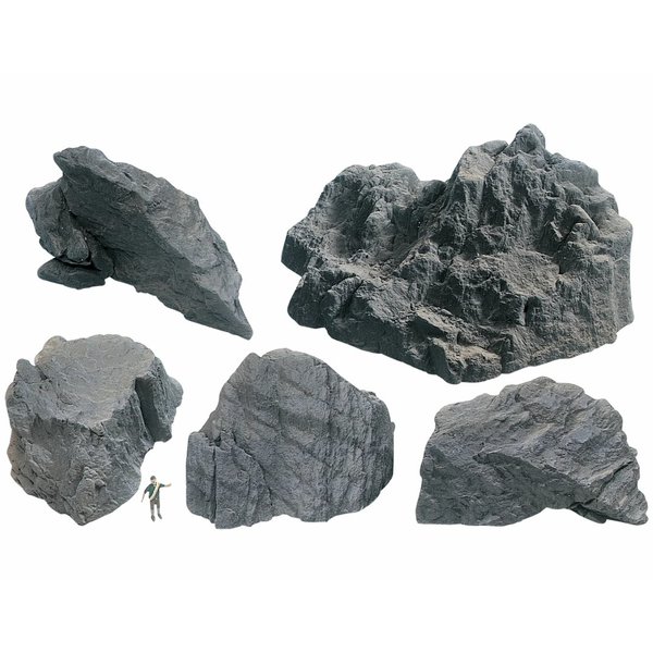 NOCH 58451 - Felsstücke "Granit" - 5 Stück