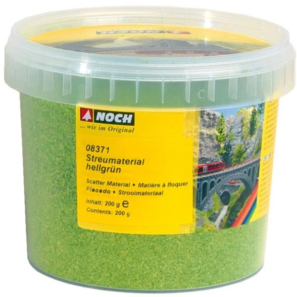 NOCH 08371 - Streumaterial "hellgrün" - 200g Dose
