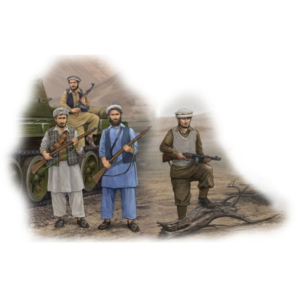 Afghan Rebels 1:35 - 4 Figuren - Trumpeter 00436