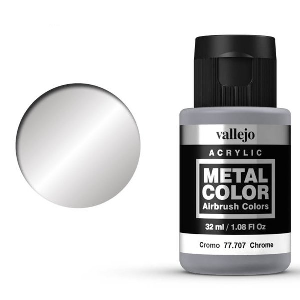 Vallejo Metal Color 77.707 Chrome 32 ml