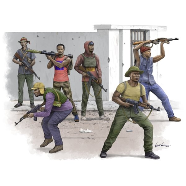 African Freedom Fighters 1:35 - 6 Figuren - Trumpeter 00438